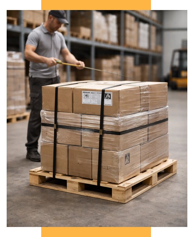 Упаковка и паллетирование грузов от 3537 р. | СетСервис-Смр