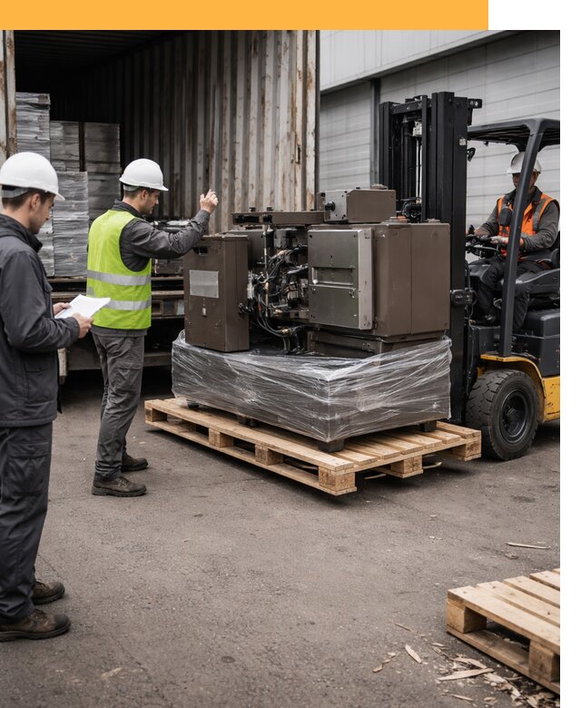 Доставка промышленного оборудования из Европы от 45477