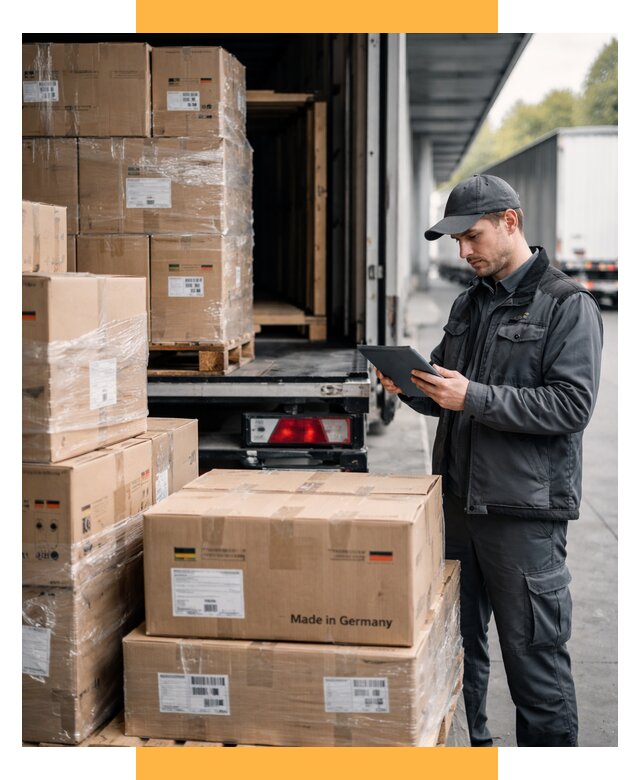 Доставка грузов из Германии от 45477 р. быстро - СетСервис-Смр