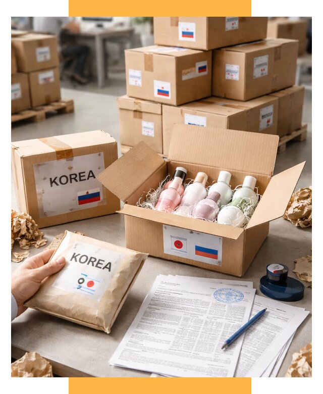 Доставка косметики из Кореи от 8590 р. под ключ | СетСервис-Смр