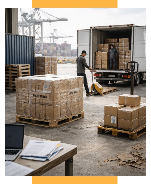 Доставка грузов из Израиля от 15159 р., логистика от СетСервис-Смр