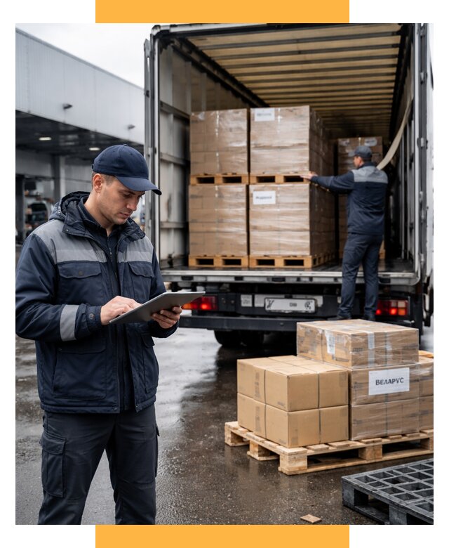 Доставка грузов из Беларуси от 15159 р. логистика СетСервис-Смр