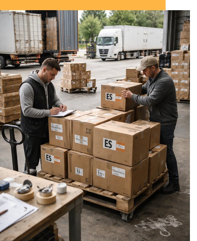 Доставка грузов в Испанию автотранспортом от 35371 руб