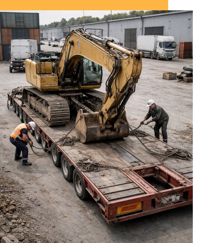 Перевозка спецтехники по России и миру от 45477 руб