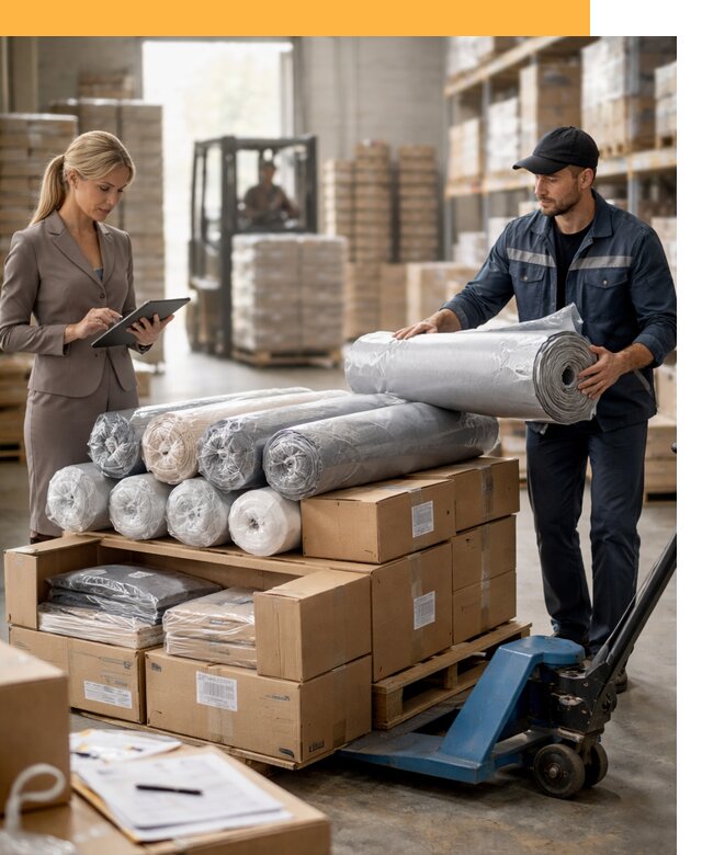 Перевозка текстиля по миру от 15159 руб. с таможней и страхованием