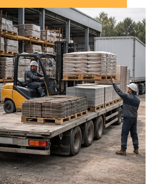 Перевозка строительных материалов по миру от 5558 руб