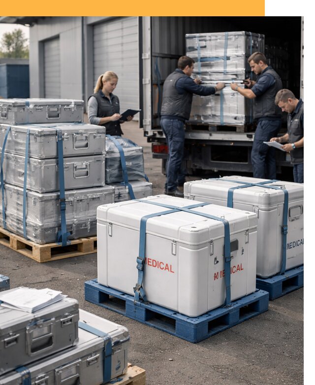 Перевозка медицинского оборудования по всему миру от 15159 руб