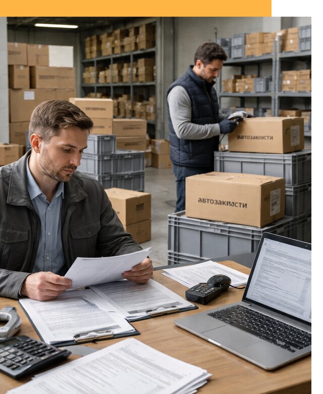 Таможенное оформление автозапчастей по выгодным тарифам от 8590