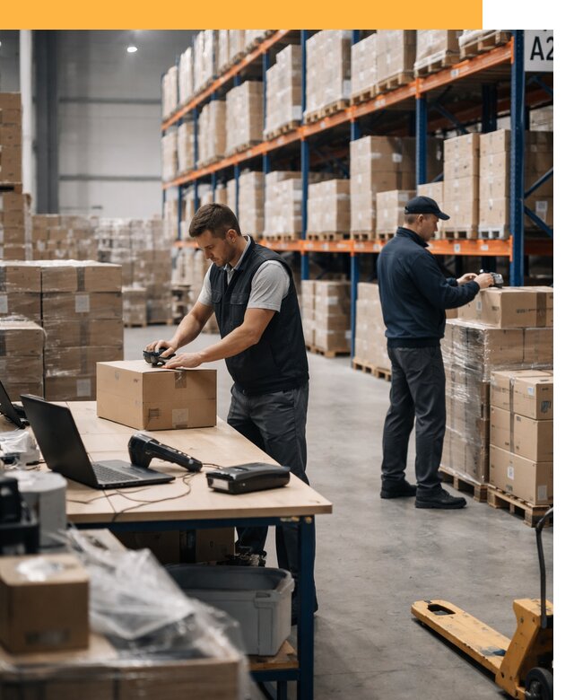 Склад консолидации в Европе: хранение, сортировка от 6569